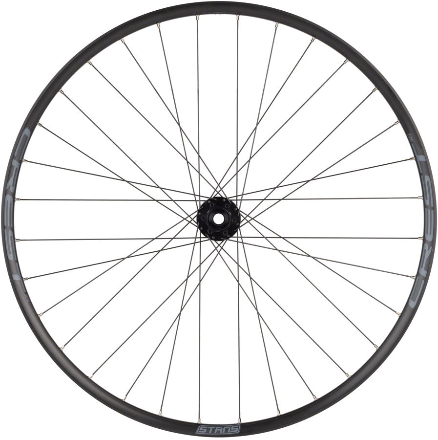 Stans No Tubes Crest S2 Front Wheel - 29" 15 x 100mm 6-Bolt Black Front Wheel Stans No Tubes