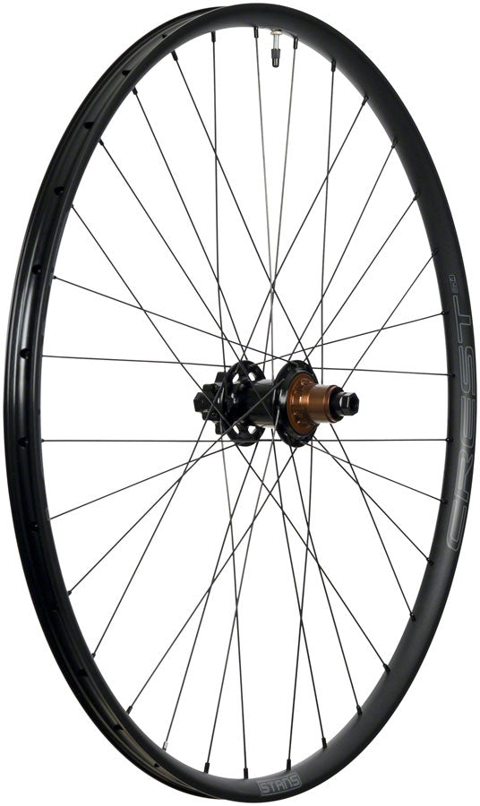 Stans NoTubes Crest MK4 Rear Wheel - 29 12 x 148mm 6-Bolt XDR Black Rear Wheel Stans No Tubes