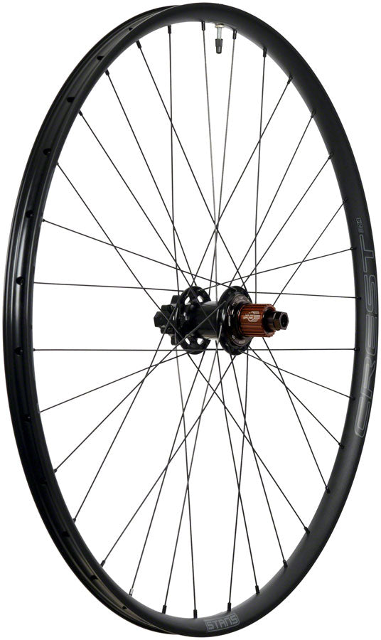 Stans NoTubes Crest MK4 Rear Wheel - 29 12 x 148mm 6-Bolt Micro Spline BLK Rear Wheel Stans No Tubes
