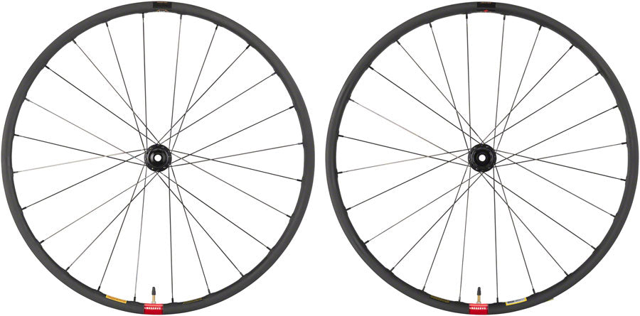 Reserve Wheels Reserve 25 GR Wheelset - 700 12 x 100/12 x 142 Center-Lock HG 11 Carbon DT 350 Wheels Reserve Wheels