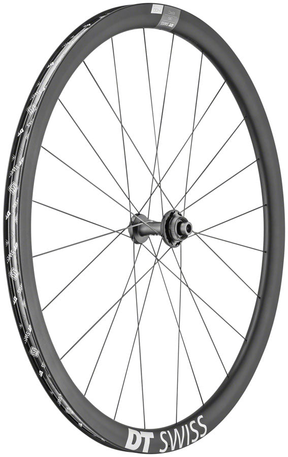 DT Swiss ERC 1400 DiCut 35 Front Wheel - 700c 12 x 100mm Center-Lock Black Front Wheel DT Swiss