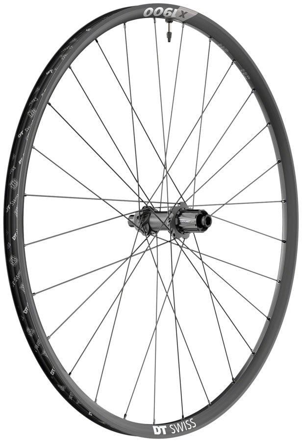 DT Swiss X 1900 Spline 25 Rear Wheel - 29" 12 x 142mm Center-Lock HG 11 MTN BLK Rear Wheel DT Swiss