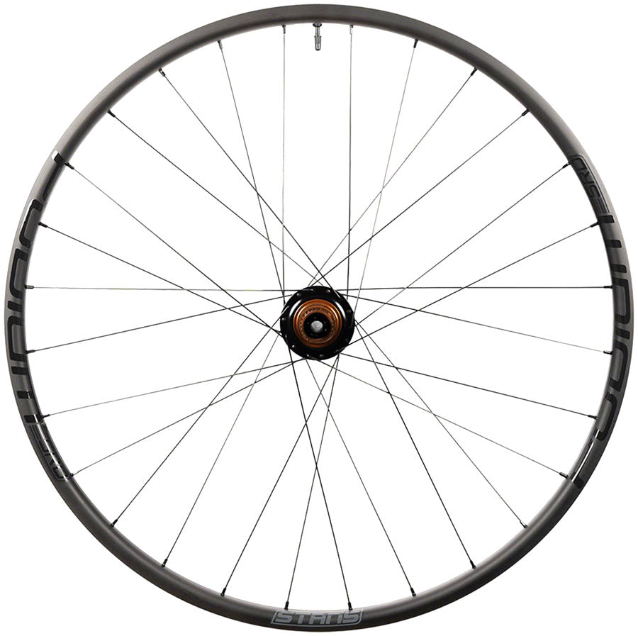 Stans No Tubes Podium SRD Rear Wheel - 29" 12 x 148mm Center-Lock MicroSpline Gray Rear Wheel Stans No Tubes
