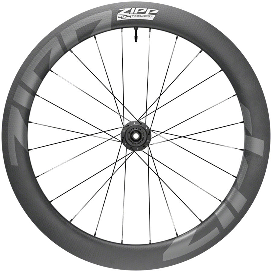 Zipp 404 Firecrest Carbon Rear Wheel - 700 12 x 142mm Center-Lock SRAM 10/11-Speed Tubeless BLK A1 Rear Wheel Zipp Speed Weaponry