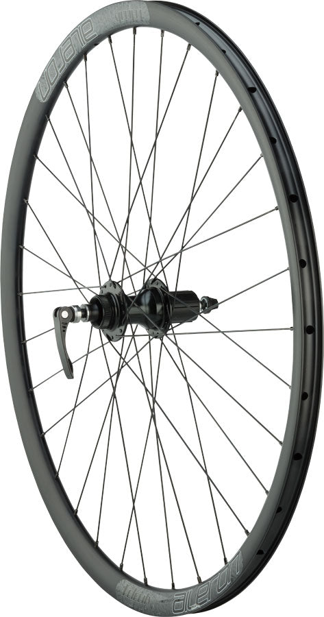 Quality Wheels Velocity Aileron Disc Rear Wheel - 700 QR x 135mm Center-Lock HG 10 BLK Rear Wheel Quality Wheels