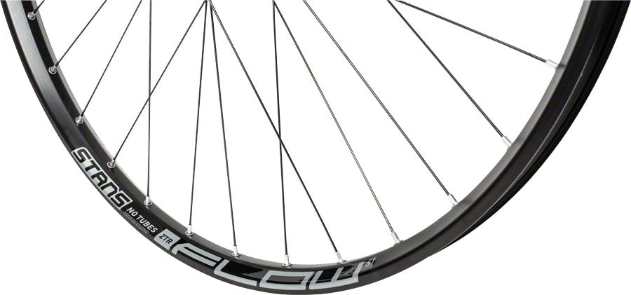 Stans No Tubes Flow S1 Front Wheel - 29" 15 x 100mm 6-Bolt Black Front Wheel Stans No Tubes