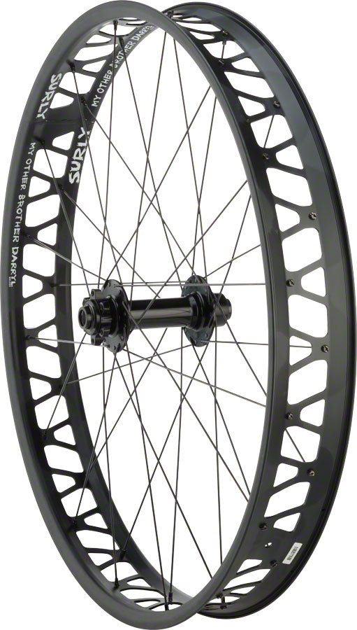 Quality Wheels Bear Pawls / Other Brother Darryl Front Wheel - 26" 15 x 150mm 6-Bolt BLK Front Wheel Quality Wheels