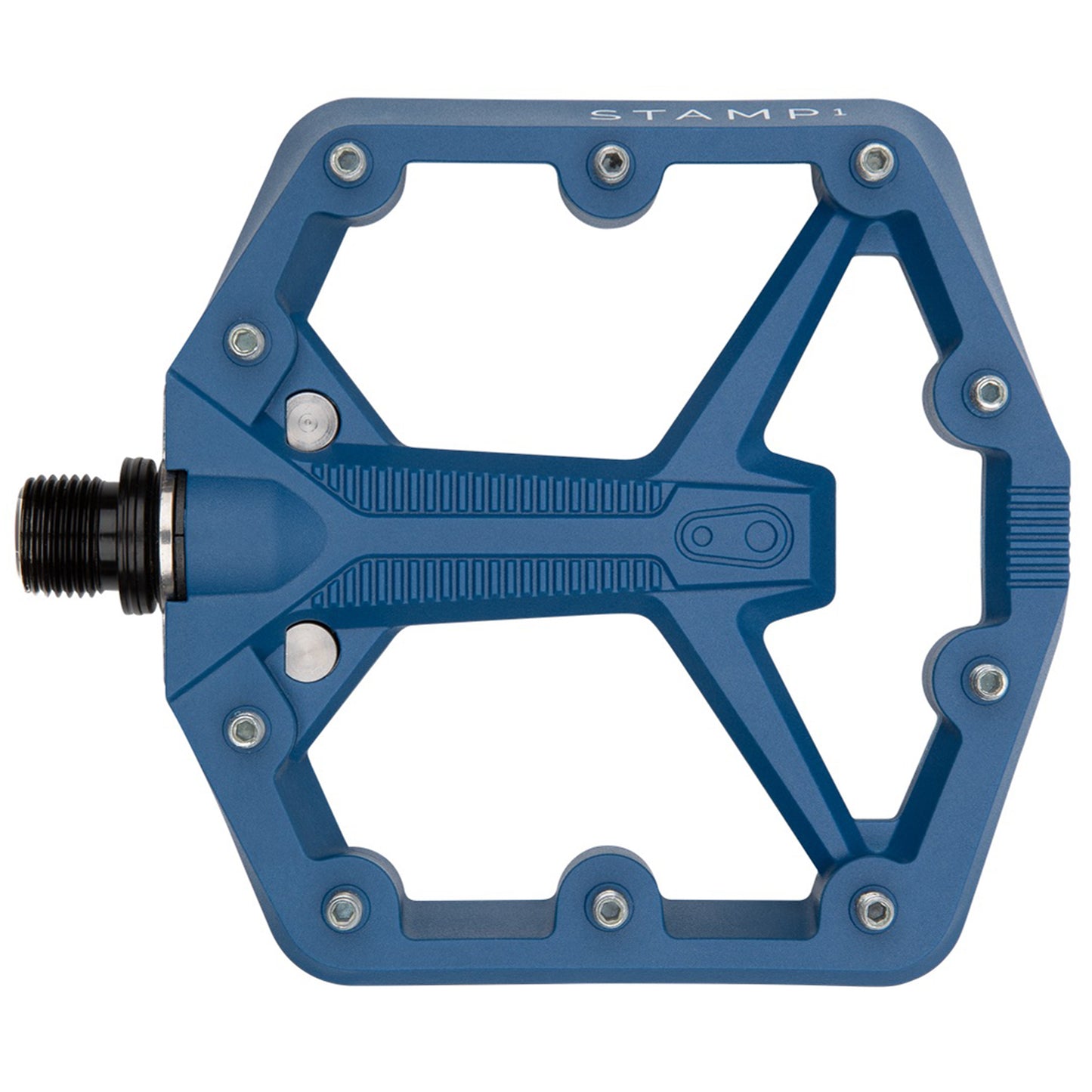 Crank Brothers Stamp 1 Gen 2 Pedals - Platform Composite 9/16" Navy Small Pedals Crank Brothers