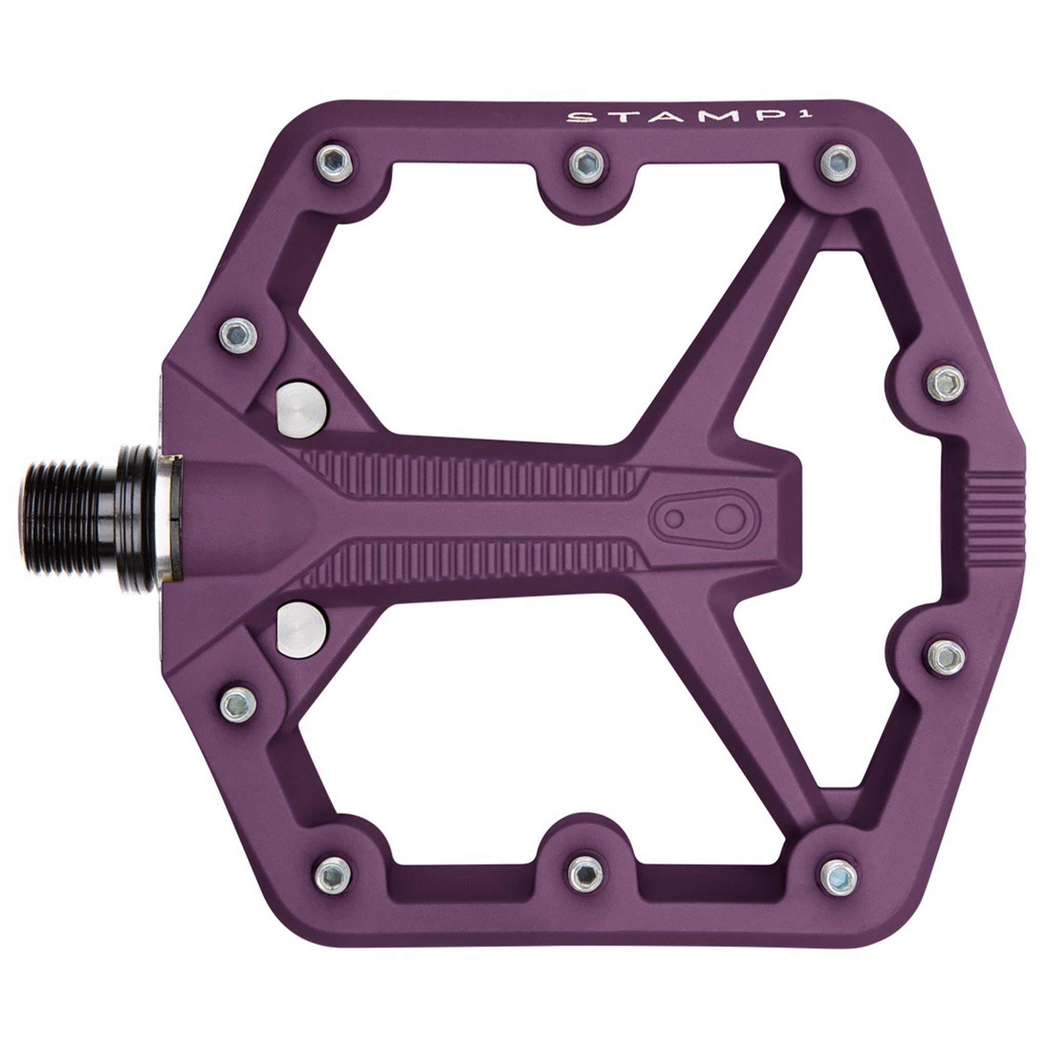 Crank Brothers Stamp 1 Gen 2 Pedals - Platform Composite 9/16 Purple Small  - B-CE2078