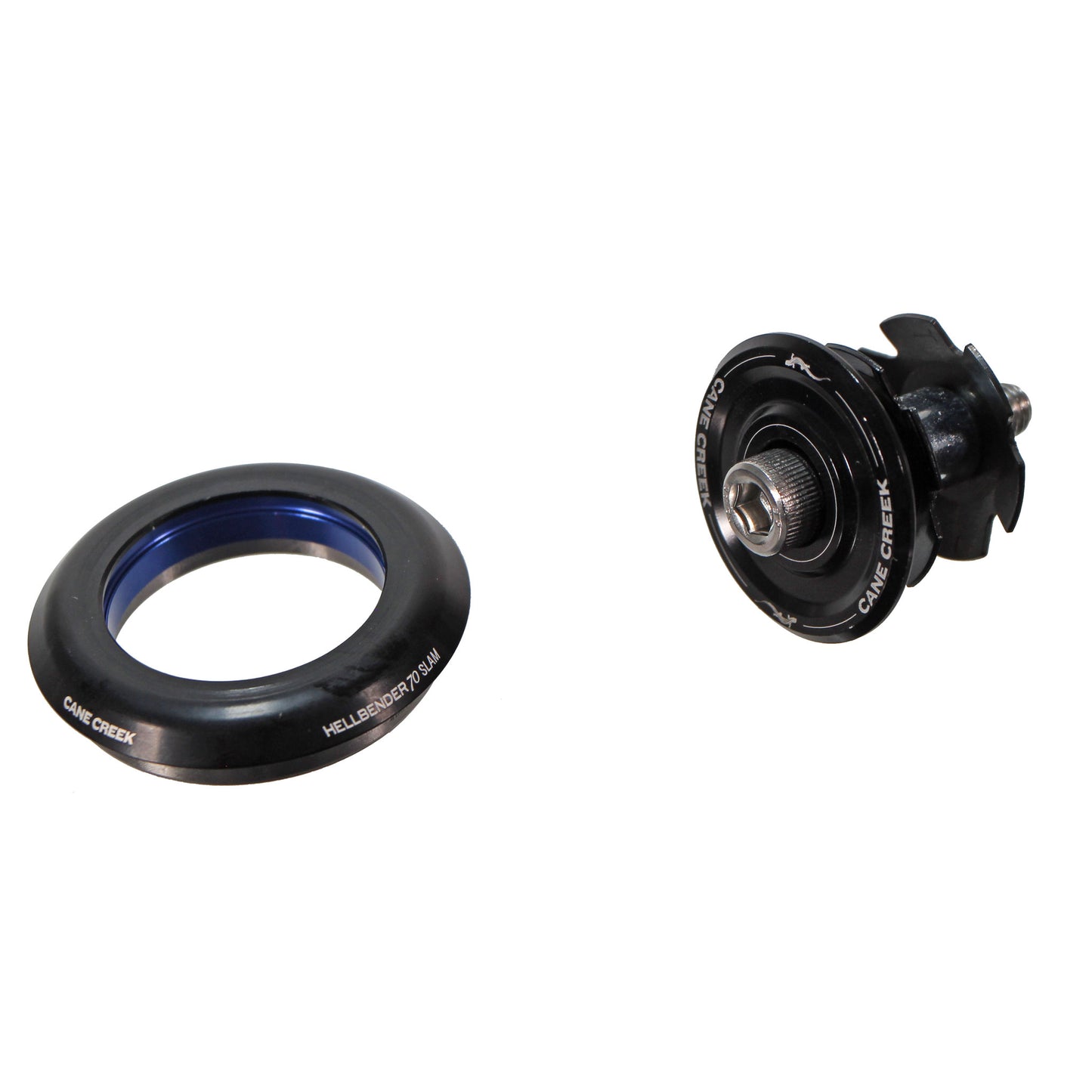 Cane Creek Hellbender 70 Slam Upper Headset - IS41/28.6/H4.6 Black Headset Upper Cane Creek