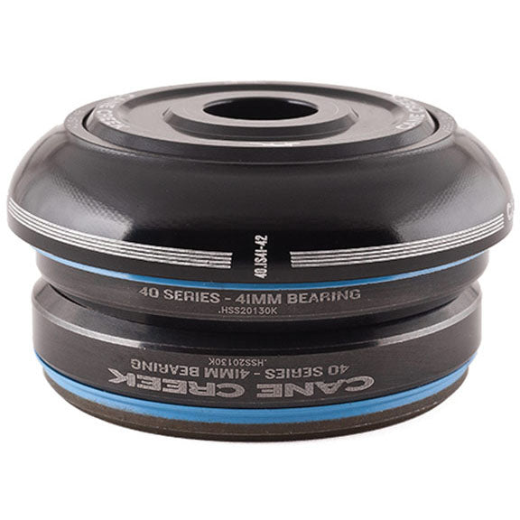 Cane Creek 40 IS41/28.6 / IS41/30 Short Cover Headset Black Headsets Cane Creek