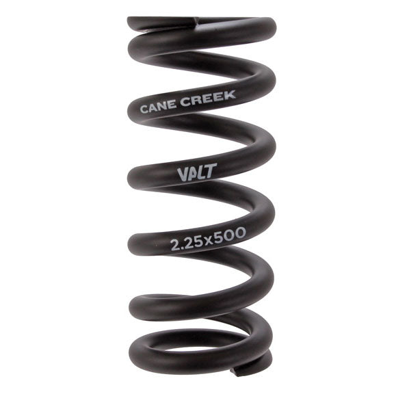 Cane Creek VALT Lightweight Steel Spring Coil Shock 2.25"/57mm x 500lbs BLK Rear Shock Spring Cane Creek