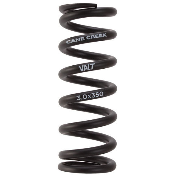 Cane Creek VALT Lightweight Steel Coil Rear Shock Spring 3.00"/76mm x 350lb BLK Rear Shock Spring Cane Creek