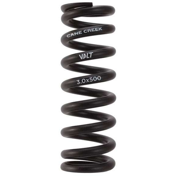 Cane Creek VALT Lightweight Steel Spring Coil Shock 3.00"/76mm x 500lbs BLK Rear Shock Spring Cane Creek