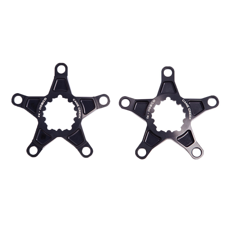 Cane Creek 5 bolt x 110bcd 1x Spider eeWings All-Road Cranks 3-Bolt  Interface BLK