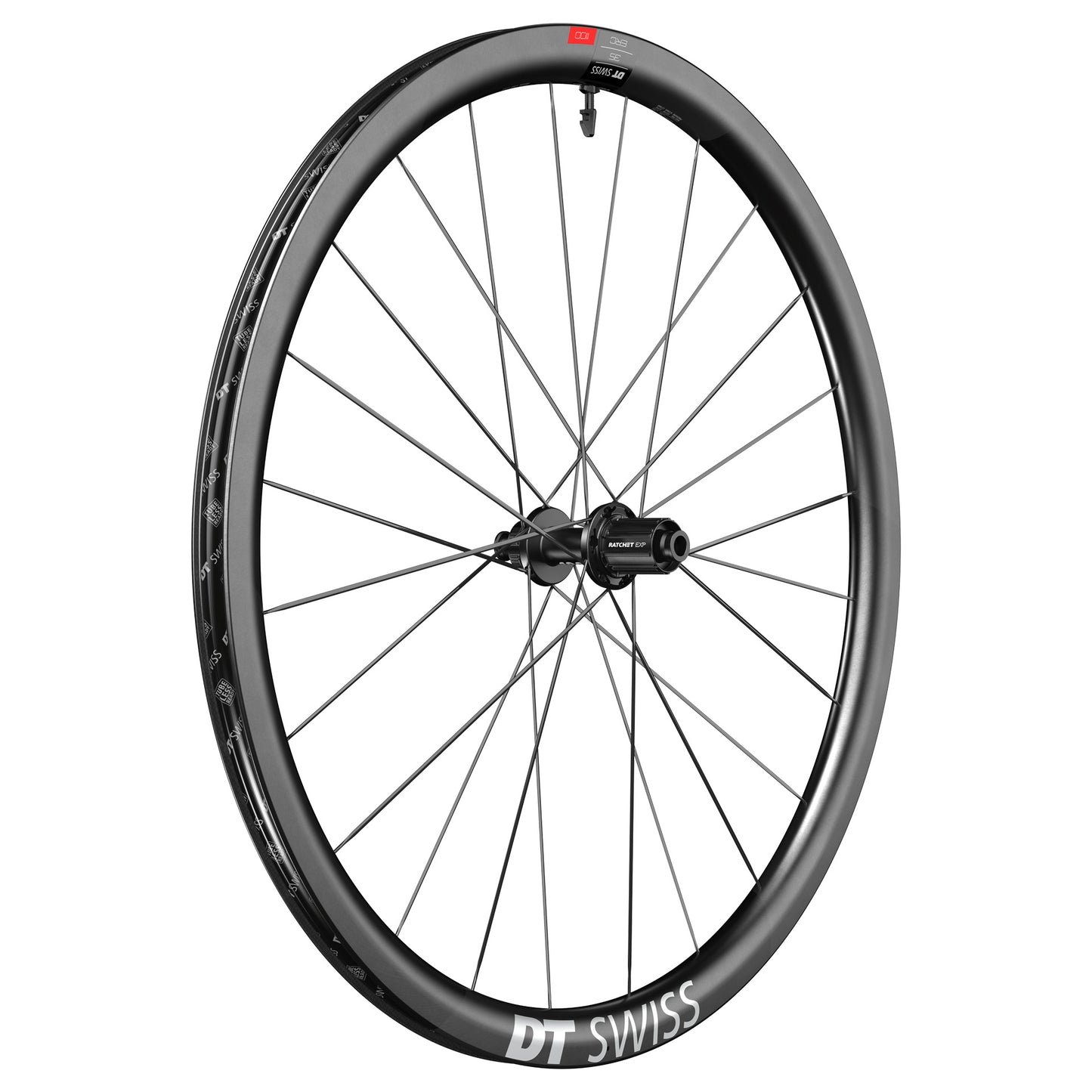DT Swiss ERC 1100 DiCut 35 Rear Wheel - 700 12 x 142mm Center-Lock HG 11 Road/XDR BLK Rear Wheel DT Swiss