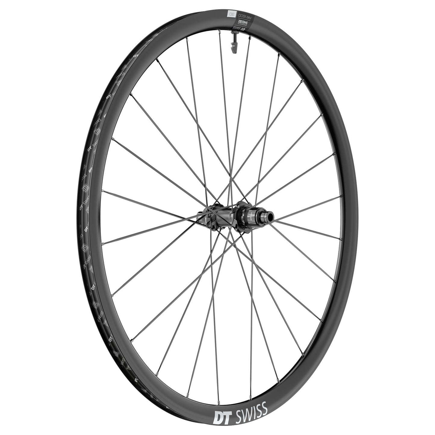 DT Swiss ER 1600 Spline 30 Rear Wheel - 700 12 x 142mm Center-Lock XDR Ratchet 36 SL BLK Rear Wheel DT Swiss