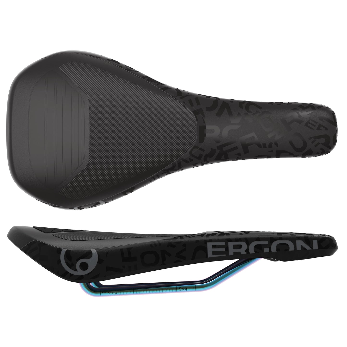 Ergon SM Downhill Comp Saddle - Team/Oilslick Saddles Ergon