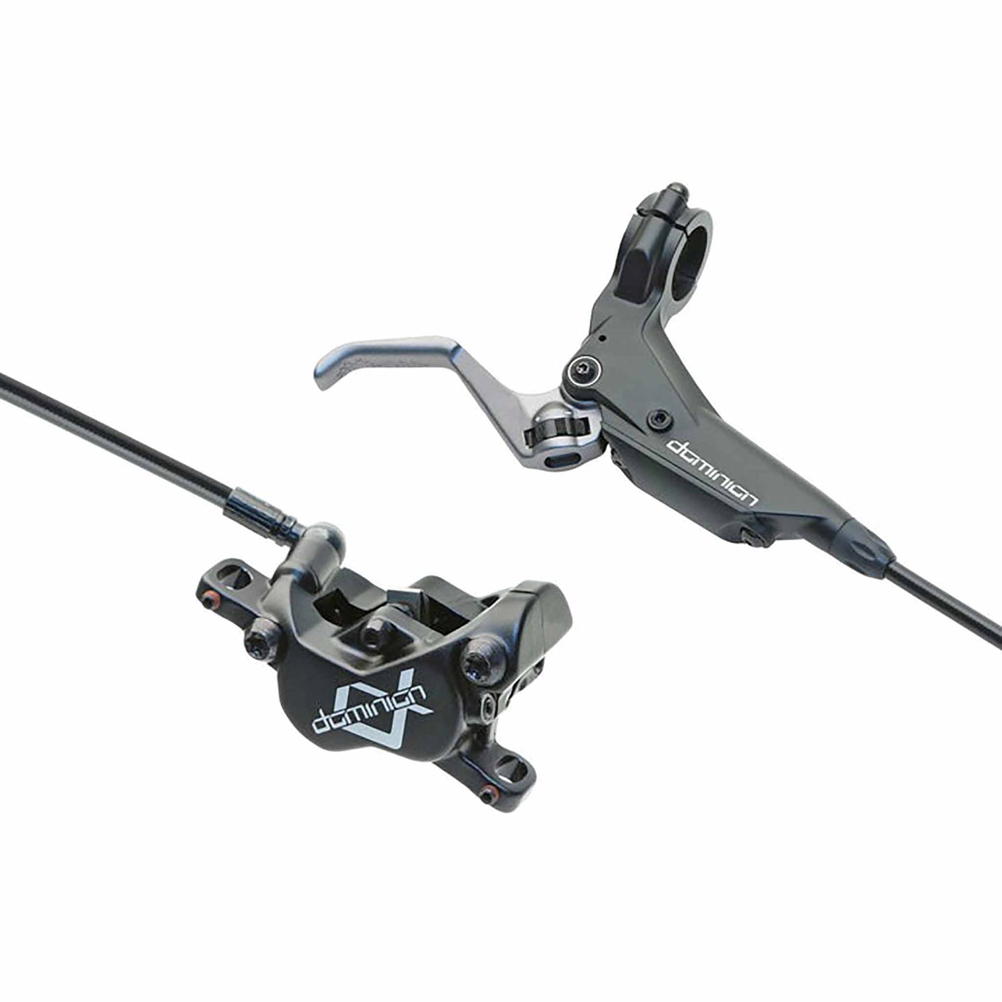 Hayes Dominion A4 SFL Disc Brake Lever - Rear Hydraulic Post Mount Stealth BLK/Gray Disc Brake & Lever Hayes