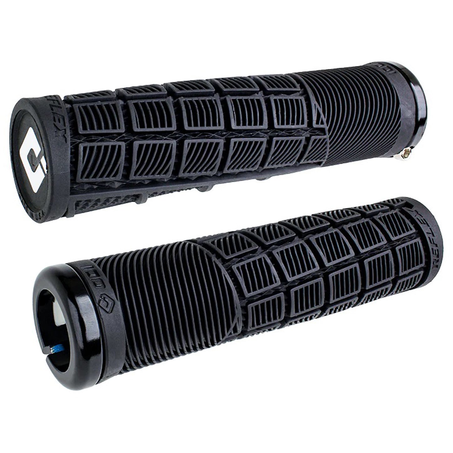 ODI Reflex v2.1 Lock-On Grips - Black/Black Grips ODI