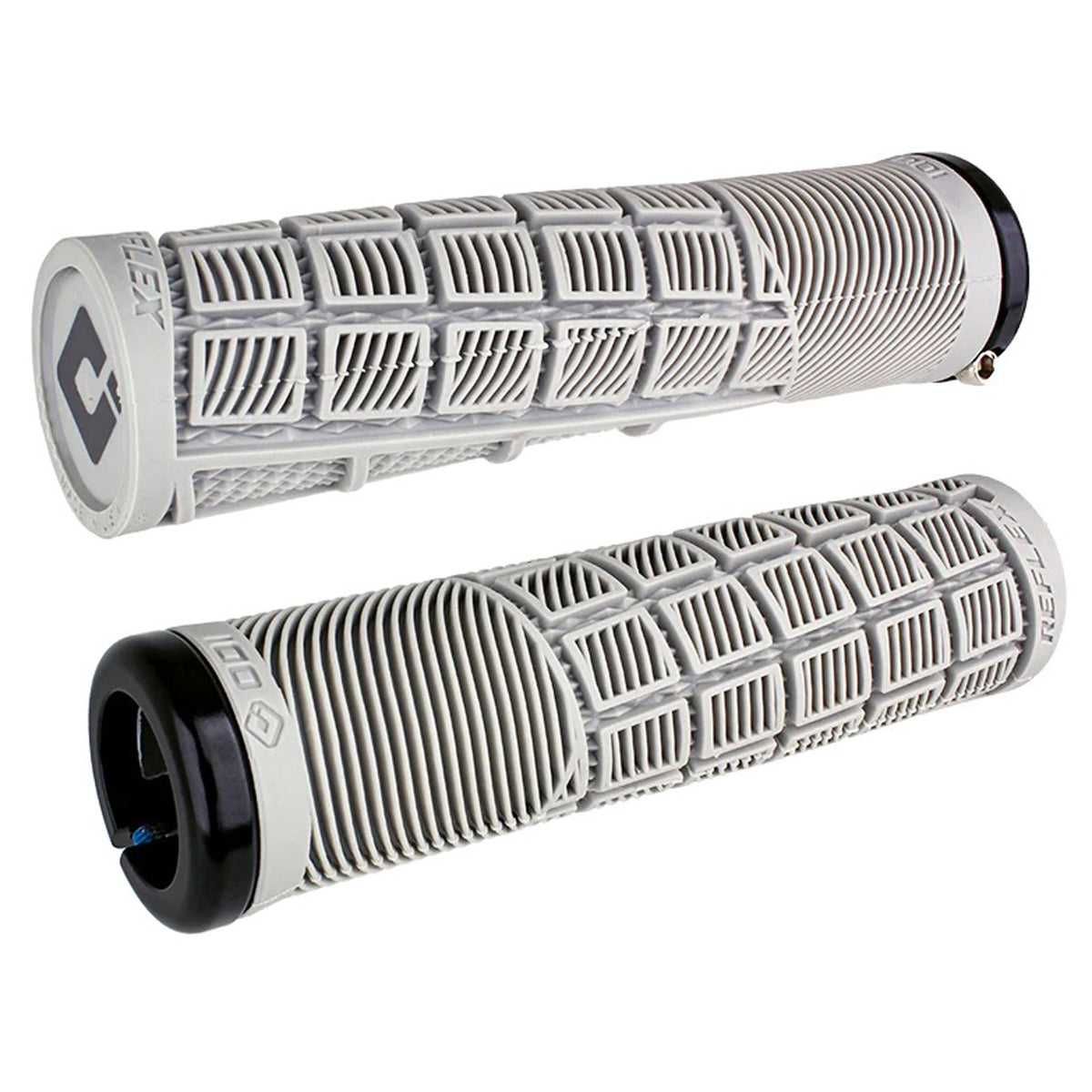 ODI Reflex v2.1 Lock-On Grips - Graphite/Gray Grips ODI