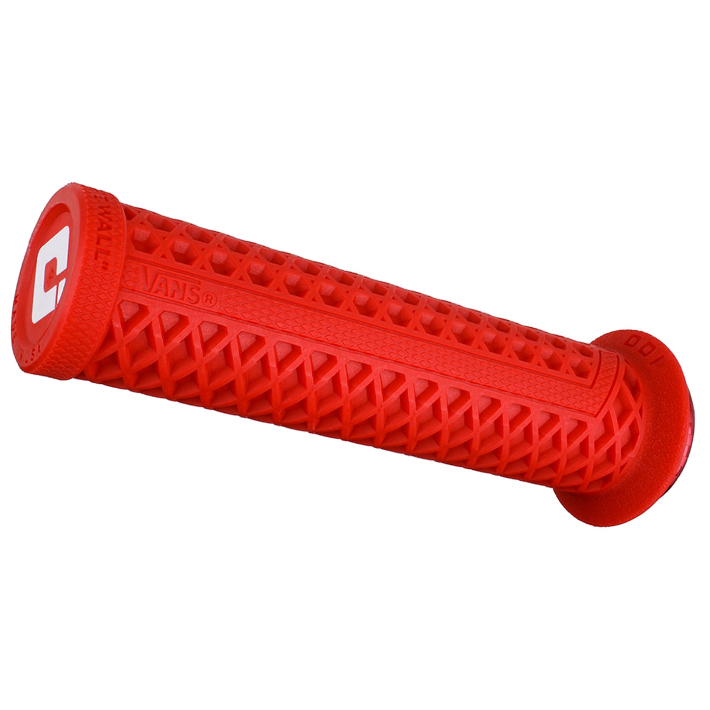 ODI Vans V2.1 Grips - White/Red/Red Lock-On Grips ODI