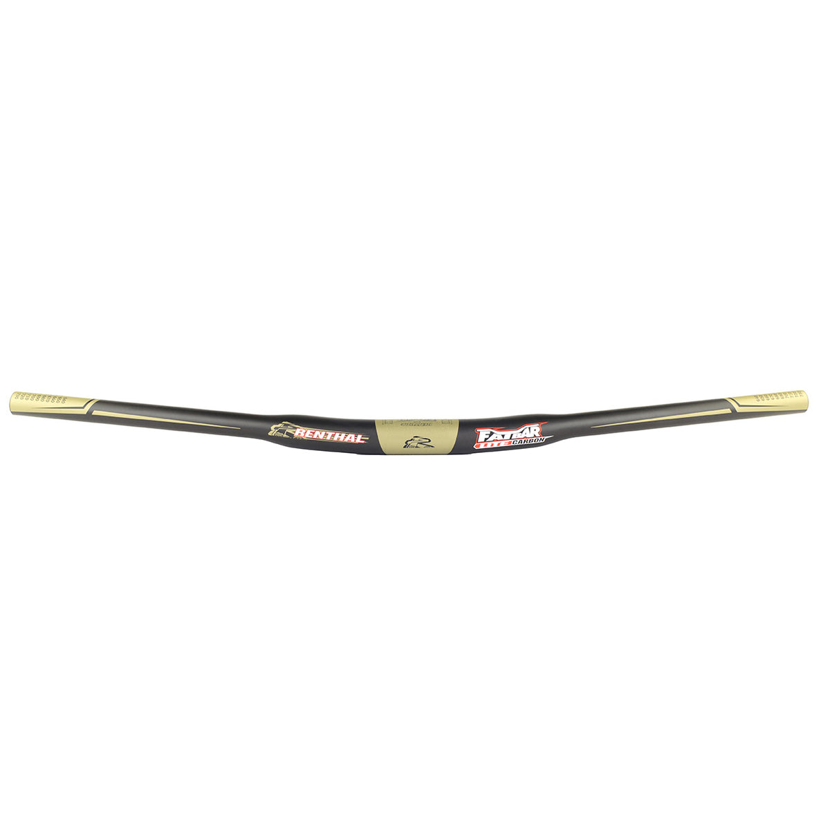 Renthal V2 Fatbar Lite Carbon Handlebar - 10mm Rise 31.8mm Clamp 760mm Width Carbon Flat/Riser Handlebar Renthal