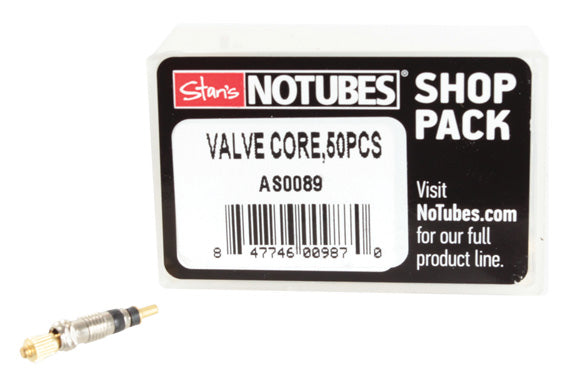 Stans NoTubes Valve Core - 50-pack Tubeless Valves Stans No Tubes