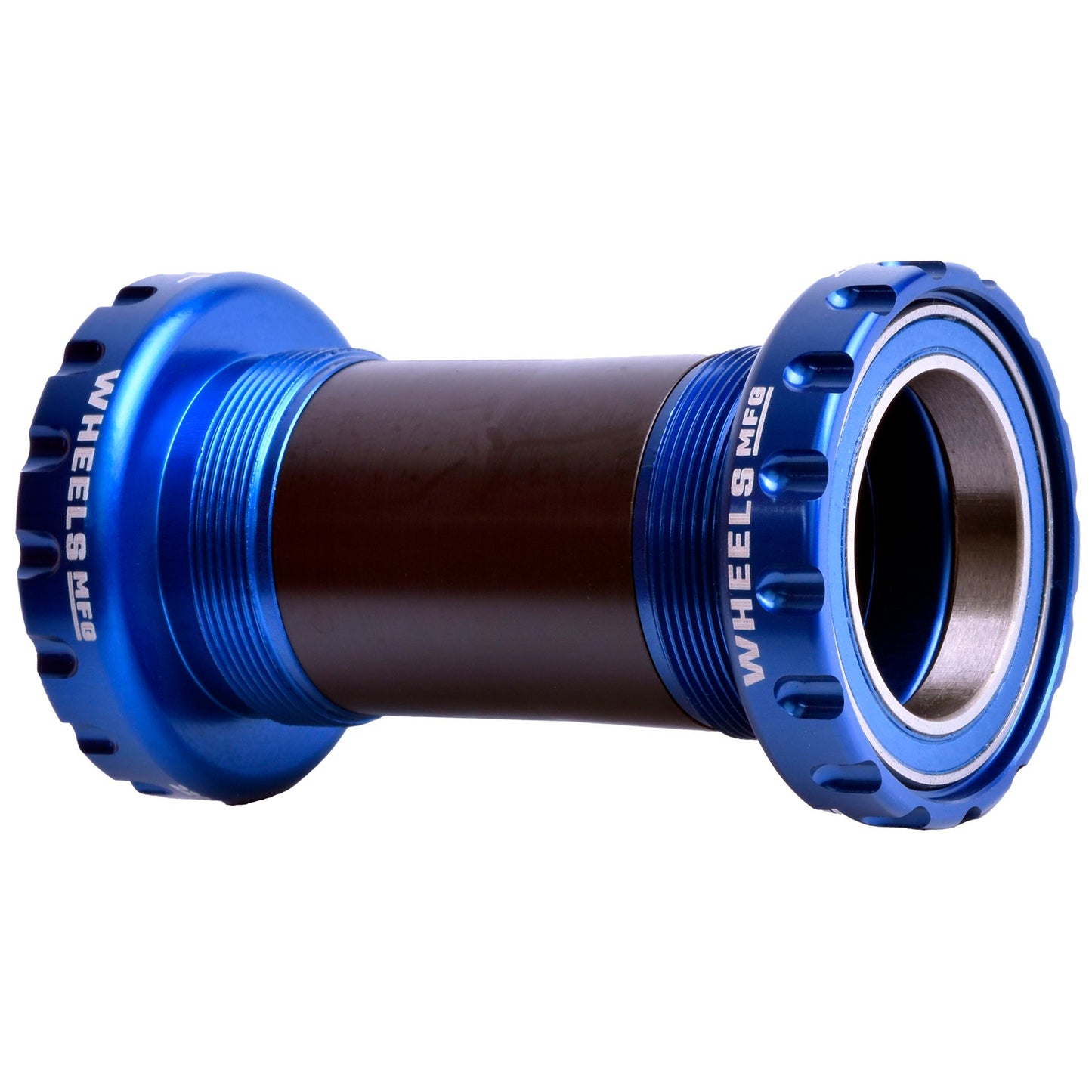 Wheels Manufacturing BSA 30 Bottom Bracket - English BSA Frame Interface ABEC-3 Bearings For 30mm Spindle Blue Bottom Brackets Wheels Manufacturing