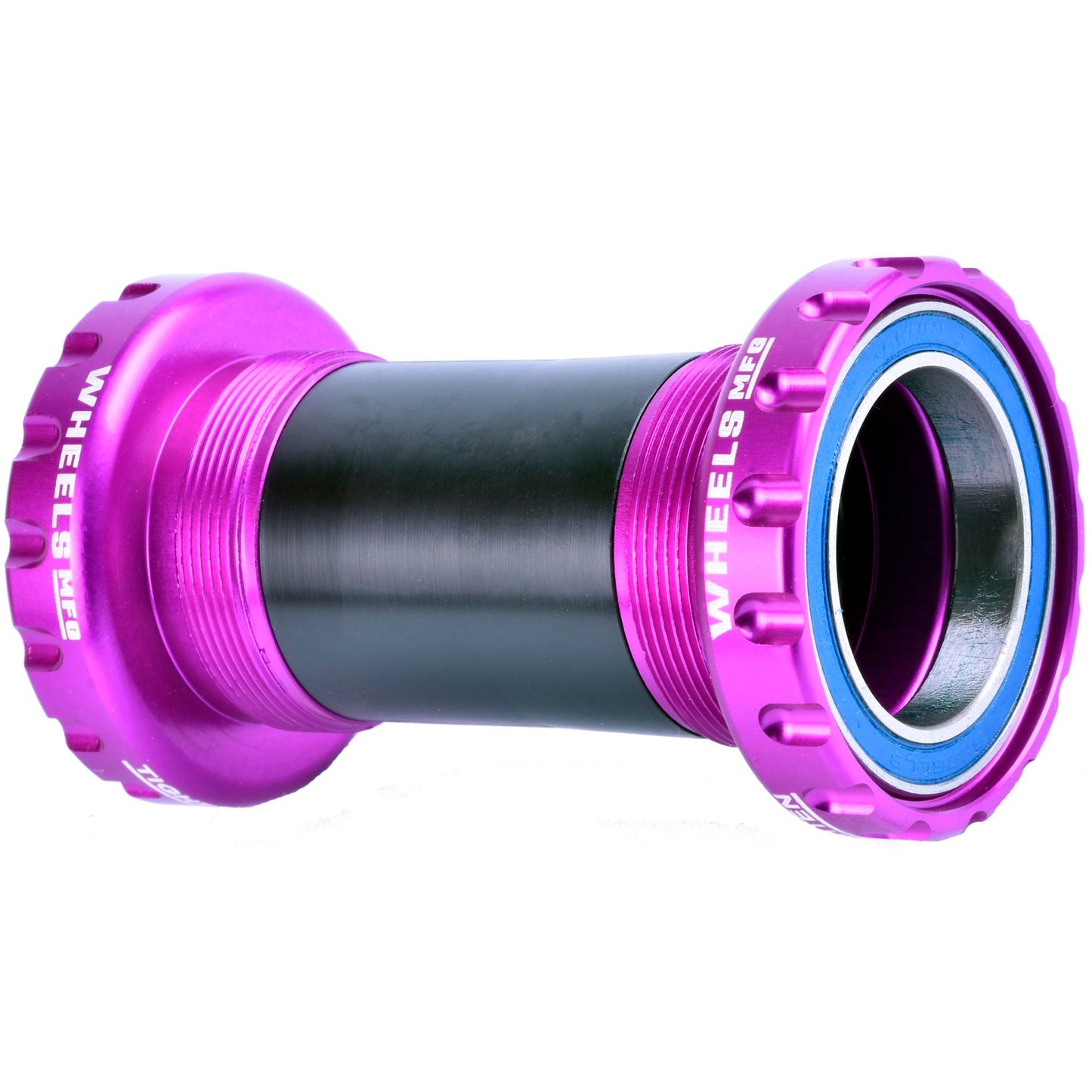 Wheels Manufacturing BSA 30 Bottom Bracket - English BSA Frame Interface ABEC-3 Bearings For 30mm Spindle Purple Bottom Brackets Wheels Manufacturing