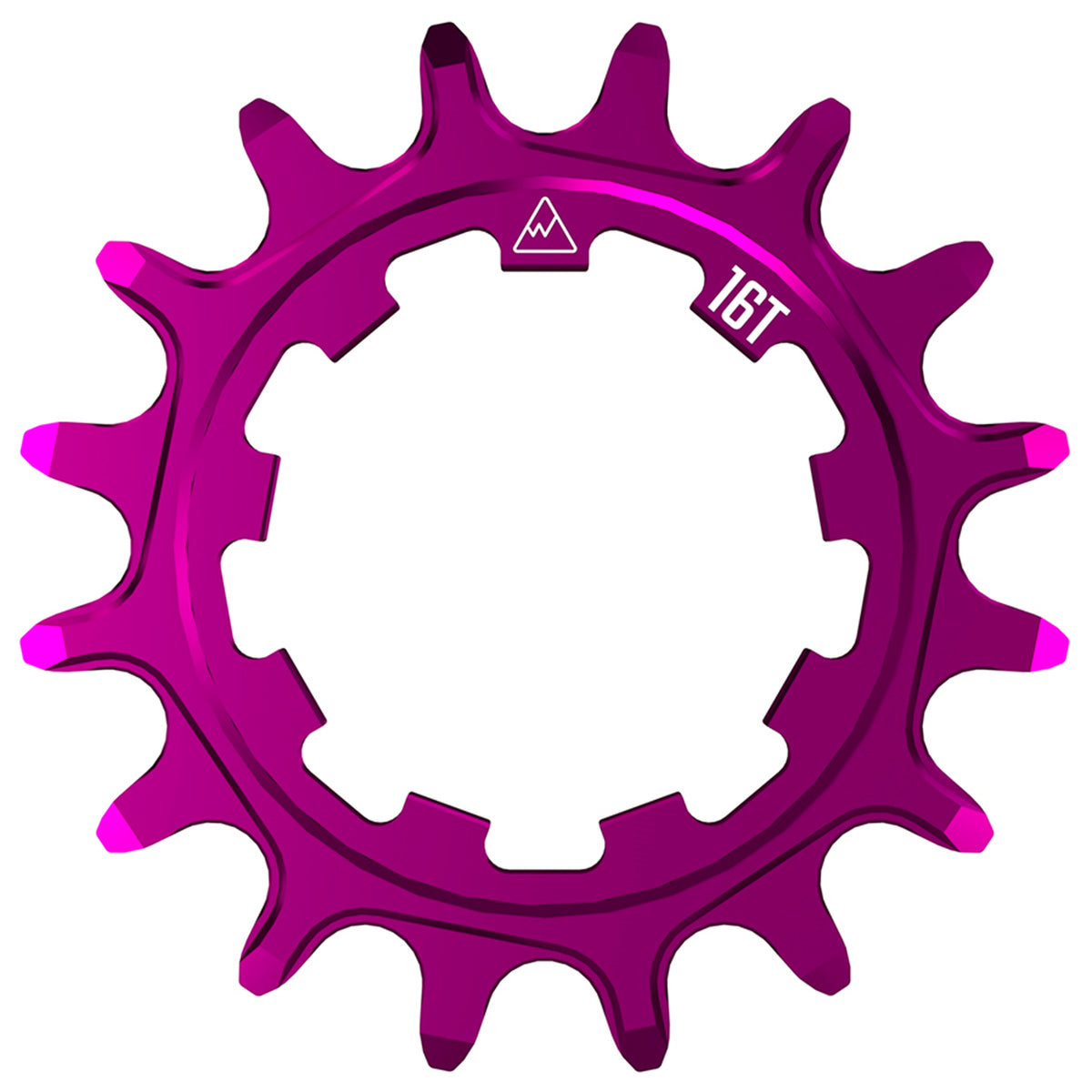 Wheels Manufacturing SOLO-XD Cog - 16t Purple Driver and Single Cog Wheels Manufacturing