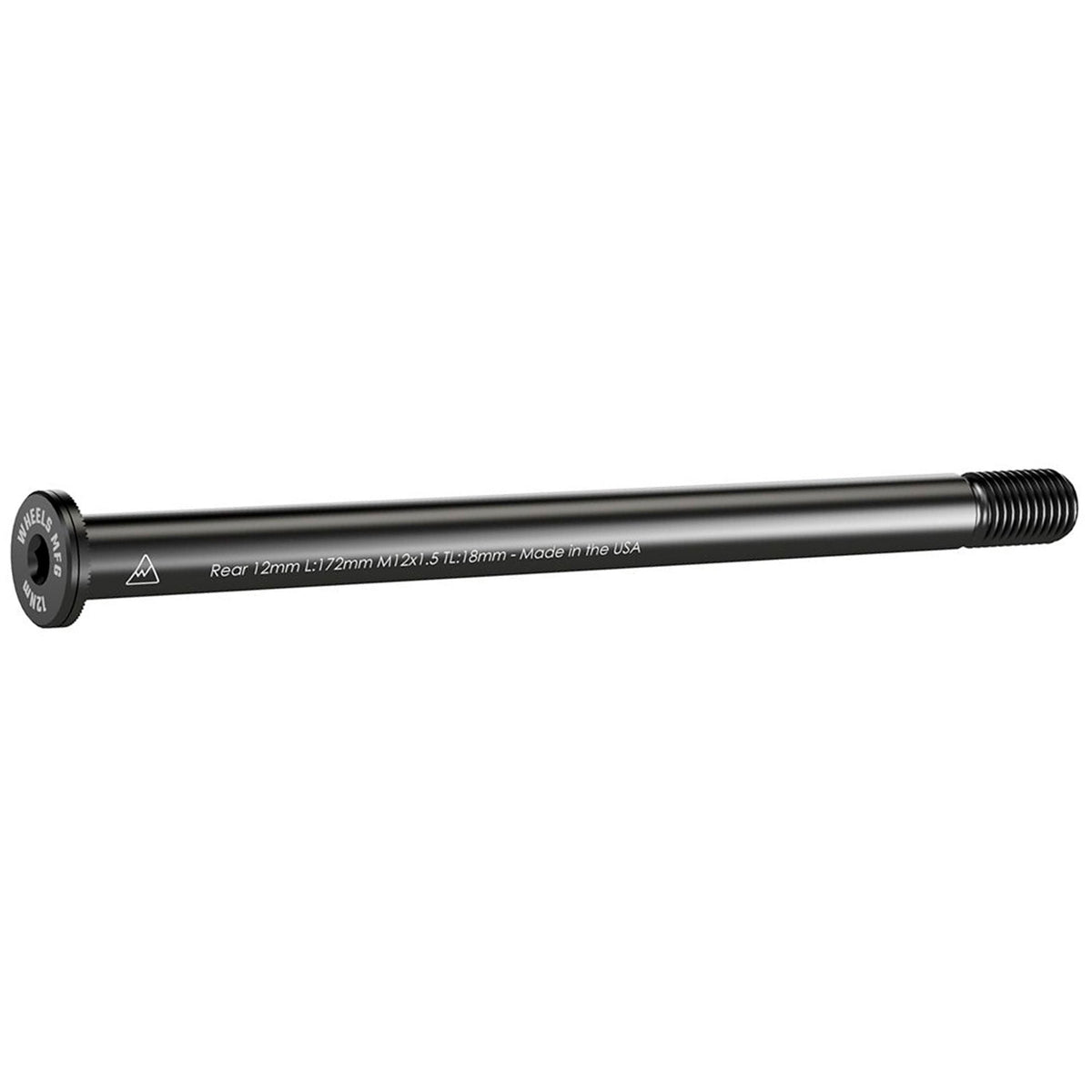 Wheels Manufacturing Rear Thru Axle - M12 x 1.5 x 18 172mm Axles & Axle Parts Wheels Manufacturing