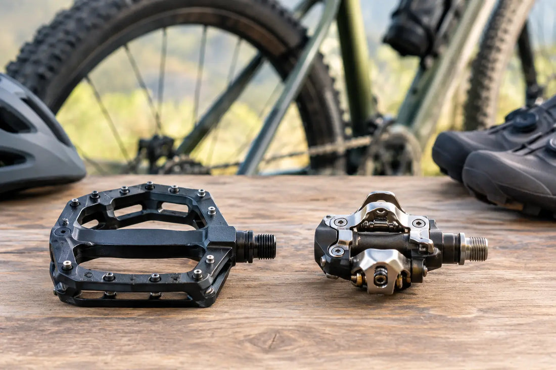 Flat Pedals vs Clipless Pedals for Your Ride