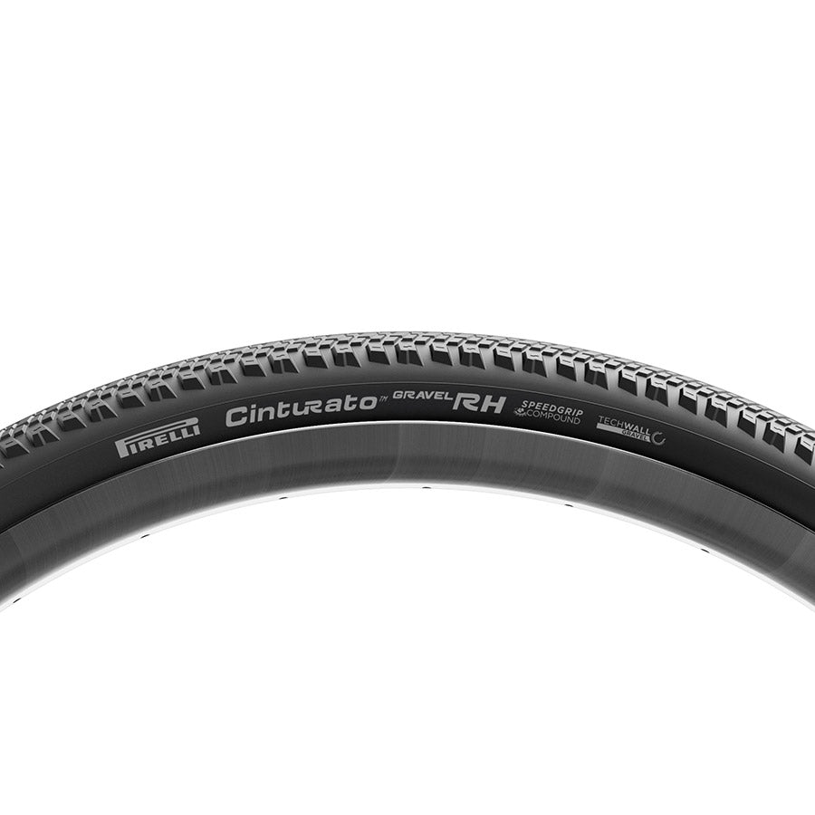 Pirelli Cinturato Gravel RH P-Line Gravel Tire 700x40C Folding Tubeless Ready SpeedGrip TechWALL 60TPI Black
