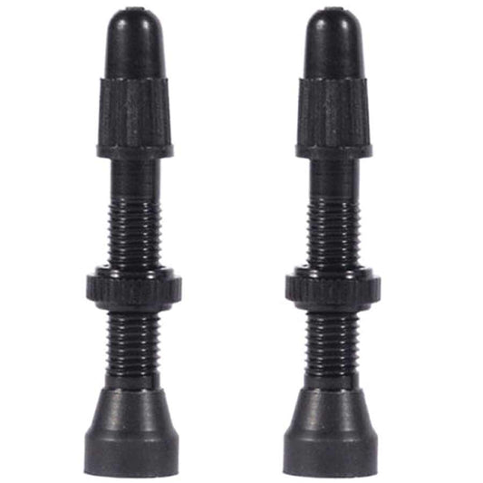 WTB Aluminum TCS Tubeless Valves: 34mm Black Pair