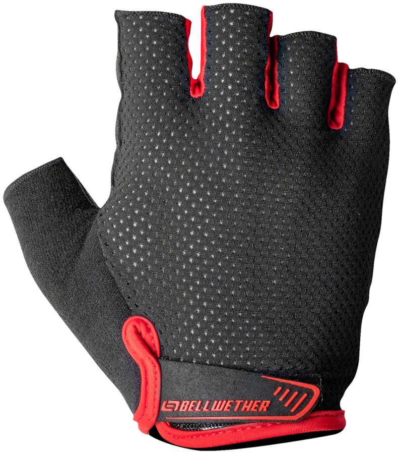 Bellwether Gel Supreme Gloves - Red Short Finger Men's Medium