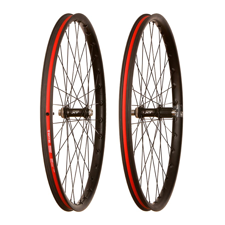 Wheel Shop WTB CZR i30 Carbon / Shimano XT M8010-B Wheel Front and Rear 29 / 622 Holes: 32 F: 15x110mm R: 12x148mm Disc Center Lock / IS 6-Bolt Shimano HG Pair