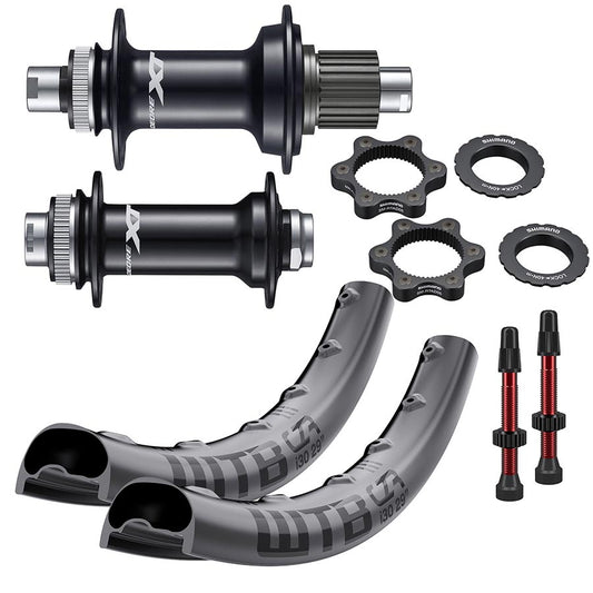 Wheel Shop WTB CZR i30 Carbon / Shimano XT M8130-B Wheel Front and Rear 29 / 622 Holes: 32 F: 15x110mm R: 12x157mm Disc Center Lock / IS 6-Bolt Shimano Micro Spline Pair