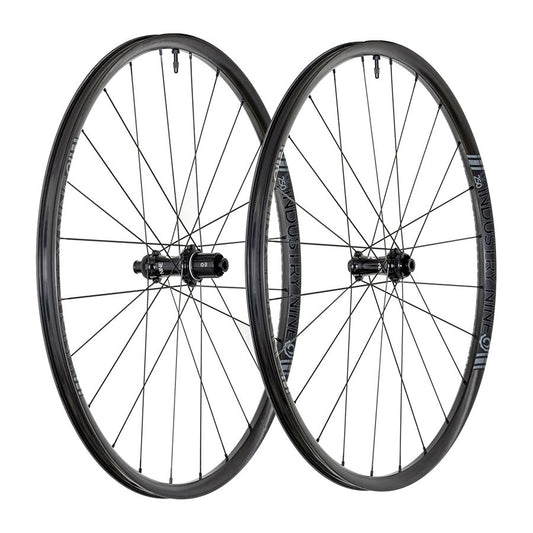 Industry Nine Solix SL UL250c CX Wheel Front and Rear 700C / 622 Holes: F: 24 R: 24 F: 12mm R: 12mm F: 100 R: 142 Disc Center Lock Shimano Road 11 Set