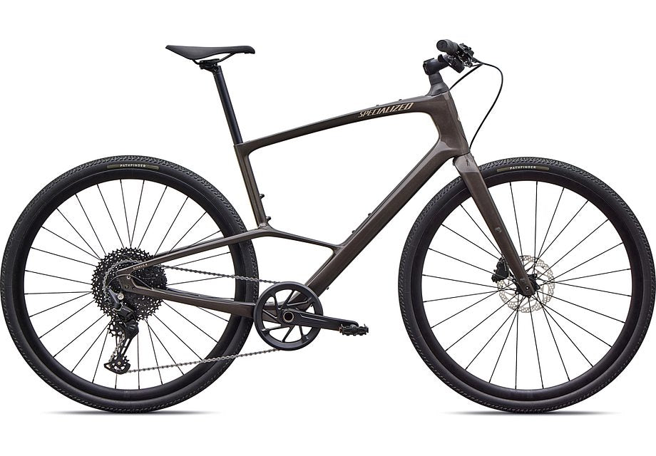 2026 Specialized Sirrus X 5.0 Bike Gloss Warm Smoke / Sandstone Metallic Frost Reflective Xs