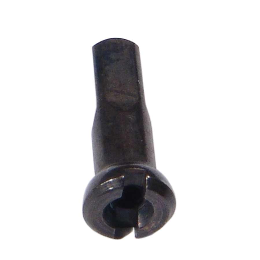 Sapim Polyax Brass Nipples Black 2mm (14G) 12mm Bag of 100