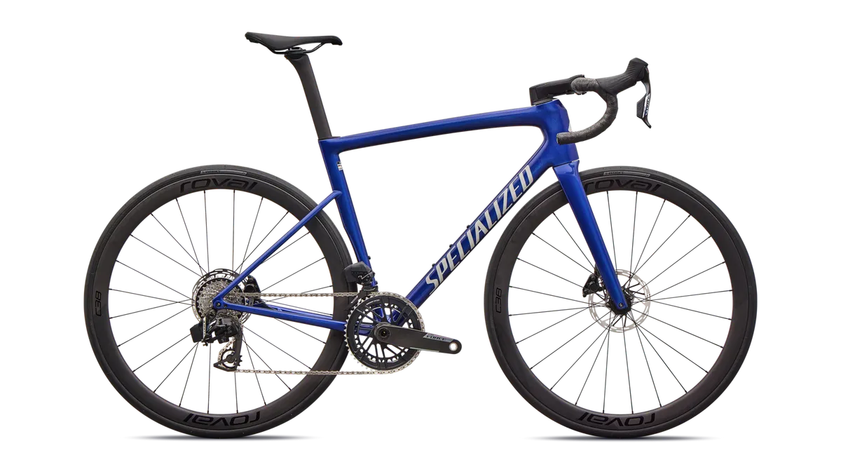 Tarmac SL8 Expert - SRAM Force AXS - Gloss Blue Majesty Metallic / 44