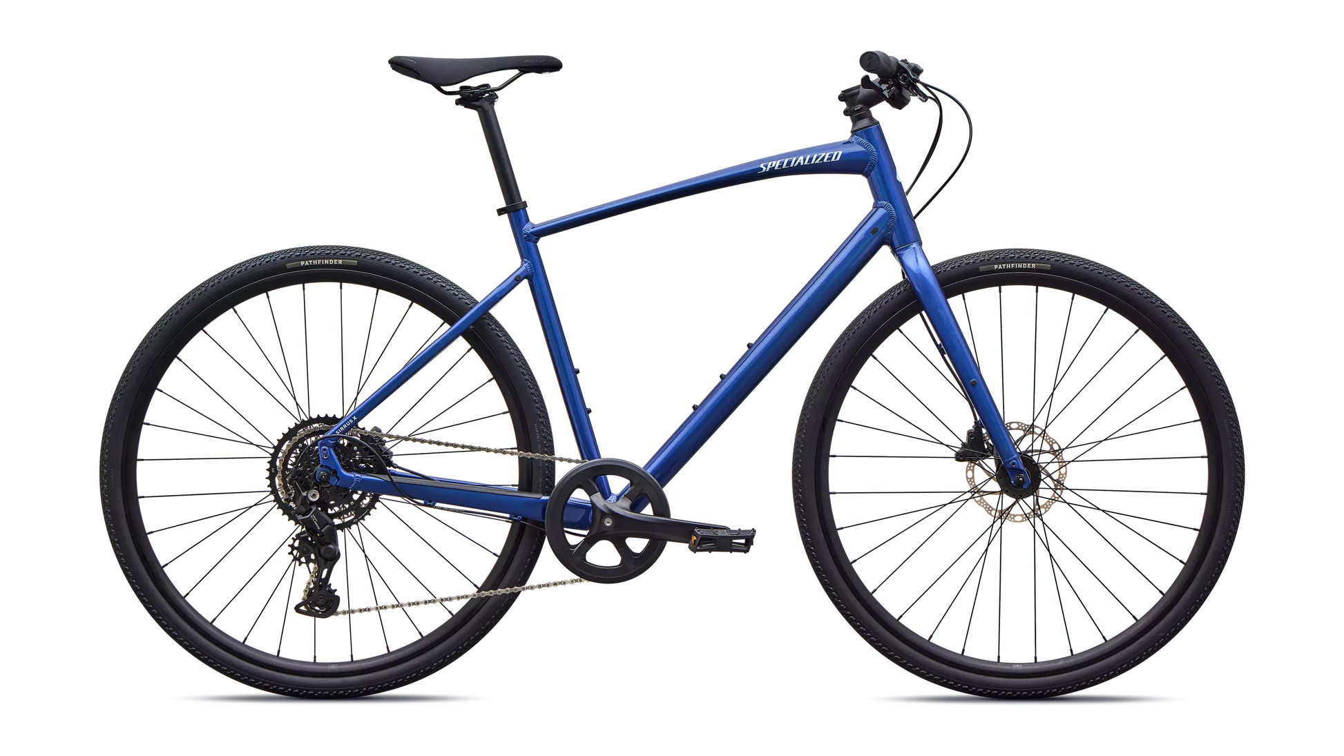 2026 Specialized Sirrus X 2.0 Km Bike Gloss Pacific Blue / Metallic White Silver S [b2bsync]