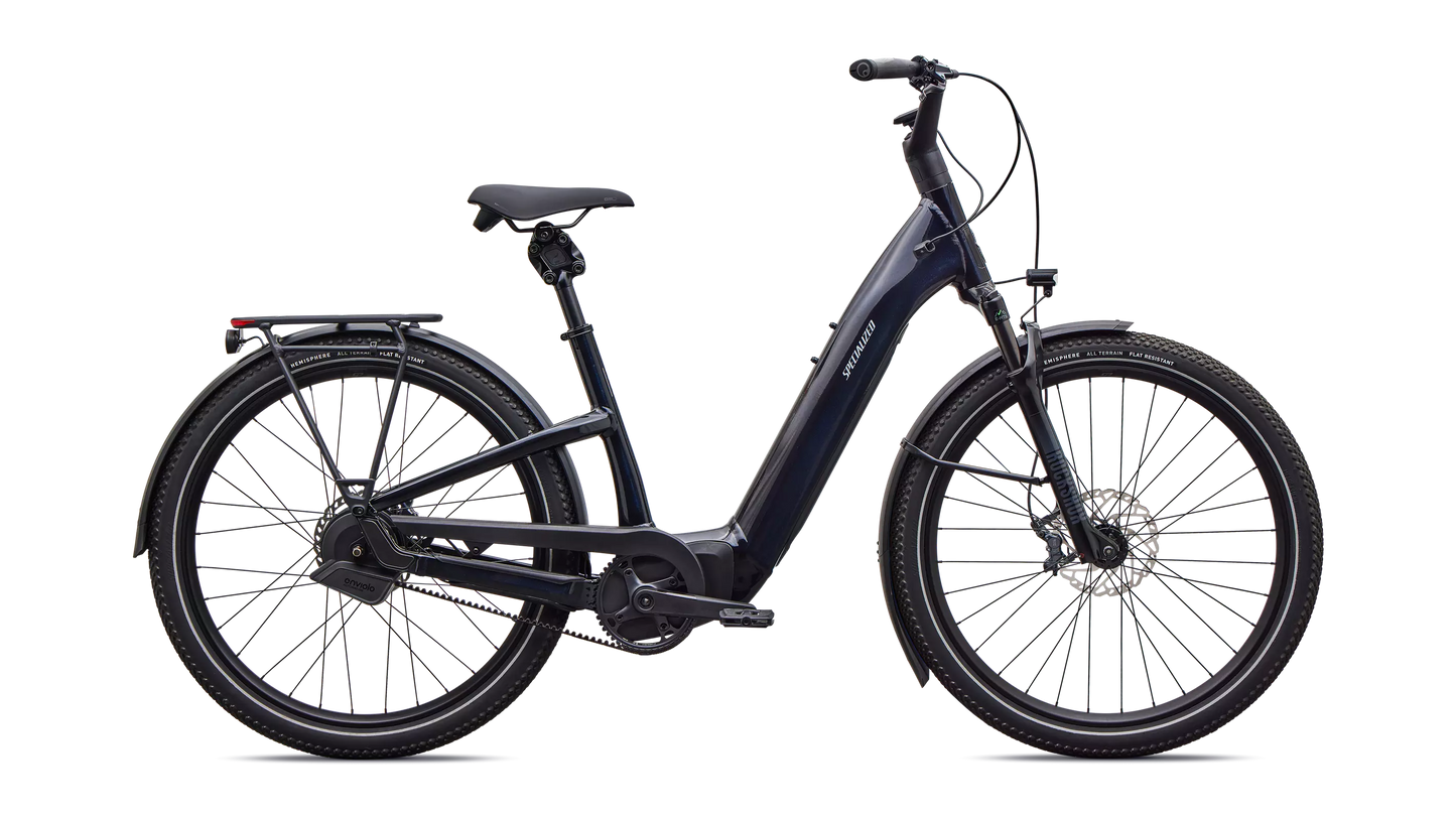2026 Specialized Como 5.0 Igh Bike Gloss Metallic Dark Navy / Satin Silver Reflective M [b2bsync]