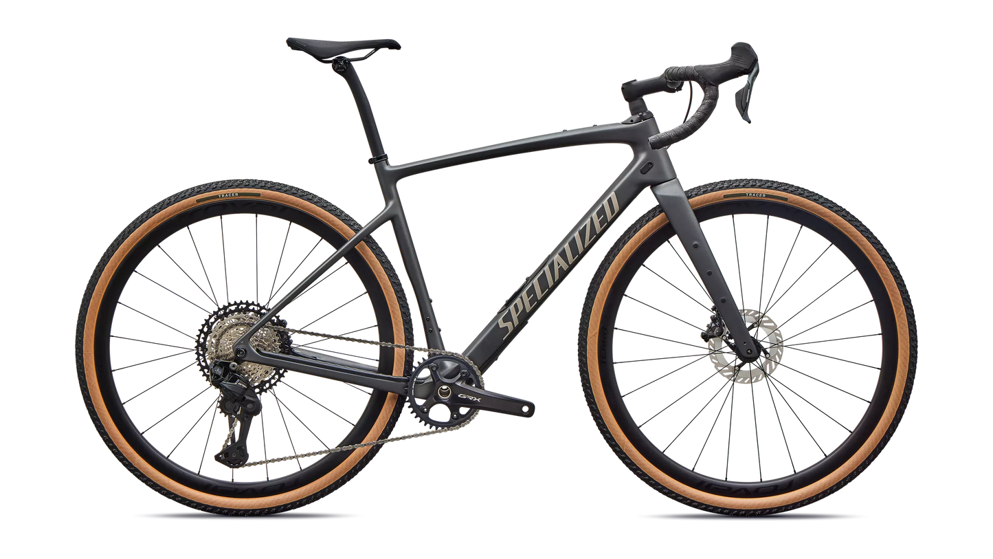 2026 Specialized Diverge Expert Di2 Bike Smoke/Sandstone Metallic 56 [b2bsync]