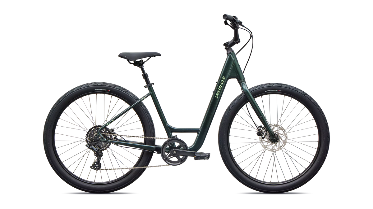 2027 Specialized Roll 3.0 Low Entry Bike Oak Green Metallic/Powder Lime M [b2bsync]