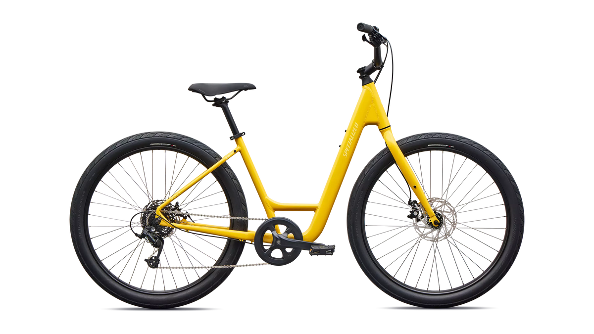 2027 Specialized Roll 2.0 Low Entry Bike Gloss Brassy Yellow / Sunset Yellow S [b2bsync]
