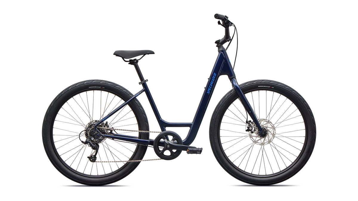 2027 Specialized Roll 2.0 Low Entry Bike Gloss Metallic Deep Marine / Sky Blue M [b2bsync]