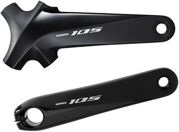 Shimano 105 FC-R7000 Crankset - 170mm 11-Speed W/O Rings 110 BCD Hollowtech Crank Arms Hollowtech II Spindle Interface BLK