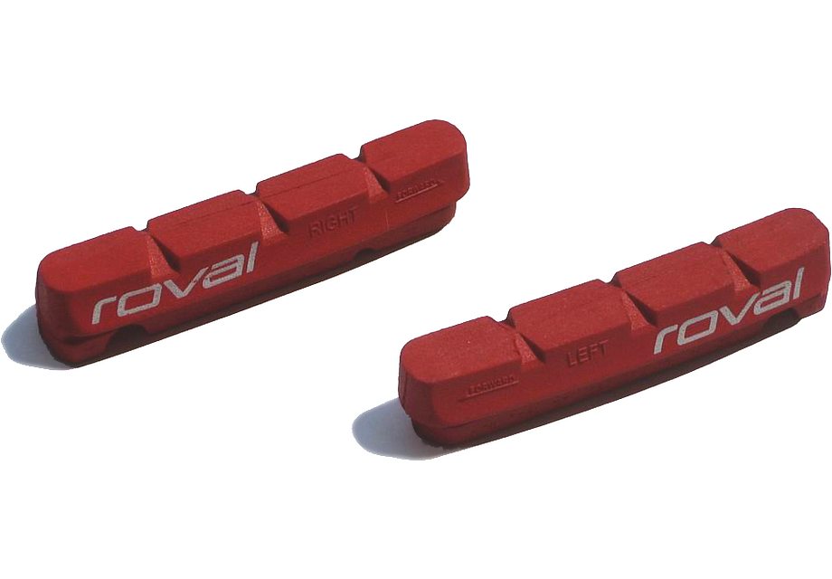 Specialized roval carbon brakepad set red